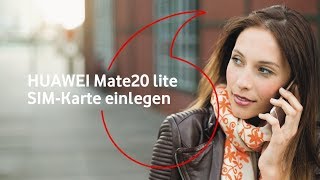 HUAWEI Mate20 lite  SIMKarten einlegen  mobilfunkhilfe [upl. by Ranilopa96]