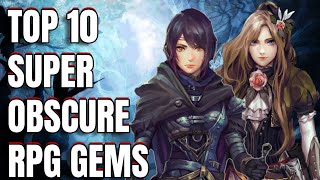 Top 10 Super Obscure RPG Gems [upl. by Tomchay]