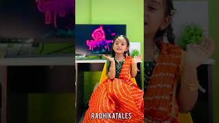 Achyutam Keshavam Krishna Damodaram  Janmashtami special  by 4years old Radhika  Krishna song [upl. by Yreneh]