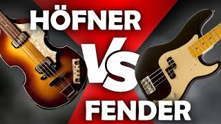 Beatles  Hofner vs Fender [upl. by Idolah124]