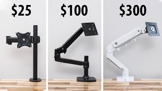 25 vs 300 Monitor Arm  What Stands Do I Recommend [upl. by Anaujait496]