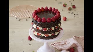 Chocolate Strawberry Cake [upl. by Oirasec]