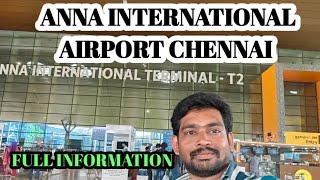 Chennai international airport Full information Anna international airport chennai [upl. by Nnahtebazile]