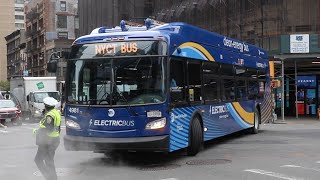 NYCT Bus 2024 New Flyer XE40 NG 4981 on the M12 at 8th Avenue and 57th Street [upl. by Ketty]