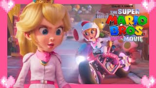 💗 Super Mario Bros Movie  Biker Peach Moments 💗 [upl. by Andrews]