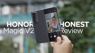 HONOR Magic V2 HONEST review after 1 week  smashpop [upl. by Yemrej]