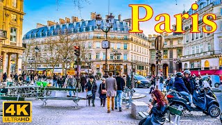 Paris France🇫🇷  Paris February 2024  4K HDR  Walking Tour  Paris 4K  A Walk In Paris [upl. by Shani]