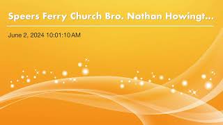 Speers Ferry Church Bro Nathan Howington “living in a house of sin” Matthew 21617 [upl. by Cardinal]