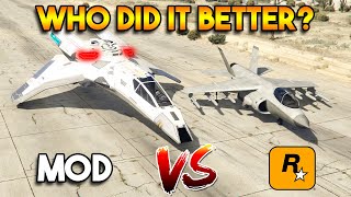 GTA 5 HYDRA VS MODDER JET ROCKSTAR GAMES VS MODDER [upl. by Calderon]