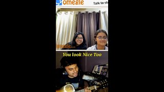 Omegle Singing Reaction Wait For the End  shorts omegle [upl. by Caddaric471]