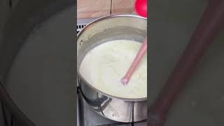 Making cream cheese at home youtubechamps cheese [upl. by Marje662]