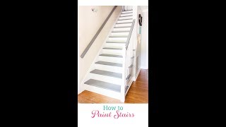 Your Guide for Painting Stairs [upl. by Selyn]