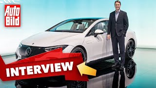 Ola Källenius im Interview 2021  DaimlerBoss über die ElektroZukunft  IAA Mobility 2021 [upl. by Pip]