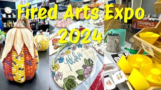 Fired Arts Expo 2024 Pottery Workshops Tools Glazes Slipcast Pottery Raku and More [upl. by Hemphill]