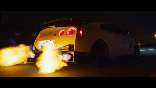 Flame Spitting Nissan R35 GTR NISMO 4K [upl. by Athallia]