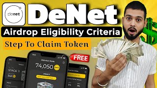 DeNet Airdrop  Step To Claim Token  Airdrop Eligibility Criteria [upl. by Ardnasyl]