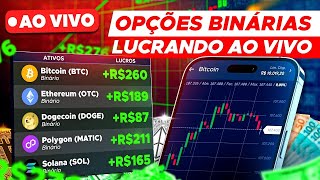 🔴LIVE  OPÇÕES BINÁRIAS AO VIVO EM BUSCA DO PRIMEIRO 1K [upl. by Rene]