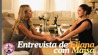 Entrevista de Eliana COM Maisa Silva em estreia de quadro no Fantástico [upl. by Oilerua]