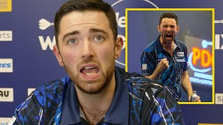 Luke Humphries EMOTIONAL REACTION to Gerwyn Price final win I WILL NEVER DOMINATE LIKE VAN GERWEN [upl. by Fitzpatrick]