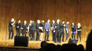 NYU NHarmonics perform Kimbras quotSettle Downquot at ICCA Semifinals [upl. by Oilenroc]