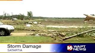 Satartia Residents Describe Tornado [upl. by Euqnom]