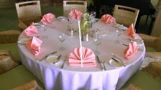 Setting Banquet Tables Training Video [upl. by Boggers]