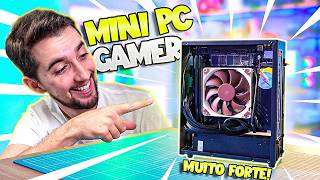 Como MONTAR UM PC GAMER MINI ITX super PODEROSO Benchmark e teste de temperatura [upl. by Yelssew270]