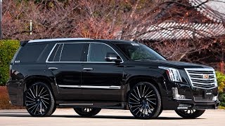 Cadillac Escalades on Lexani Wheels w Next Nation Body Kits [upl. by Luciana85]