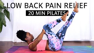 Back Pain Be Gone Pilates Workout Lower Back Full Stretches Aches amp Pain Relief w Maya [upl. by Roban]