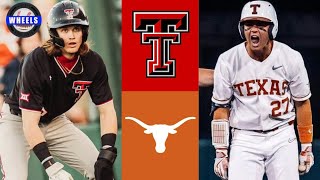 14 Texas Tech vs Texas Highlights  2023 College Baseball Highlights [upl. by Anaert272]