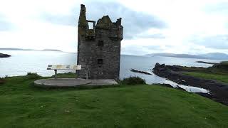 Remote Scottish castle  the wild amp majestic Gylen Castle on Isle of Kerrera Argyll Scotland UK [upl. by Yeltnerb]