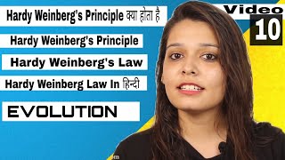 Hardy Weinberg Principle  Hardy Weinberg Principle In Hindi  Hardy Weinberg Principle Class 12 [upl. by Izy]