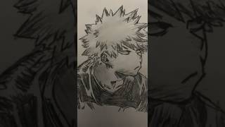 He looks so sad💙do you like itsketchbookartwork anime mhaart mha artdrawing sketchbook art [upl. by Bradly]