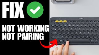 Logitech K380 Not WorkingNot Pairing How To Fix [upl. by Aduh]