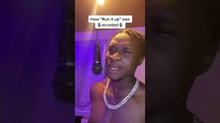 How Lil Tjay recorded „Run it up“ 🆙🎙🔥 [upl. by Eerhs474]