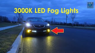 3000K LED Fog Lights Quick Clip 44 [upl. by Nonaihr428]