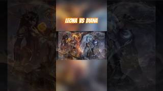 LEONA vs DIANA 🌗 leagueoflegends arcane lol riotgames lore solari lunari diana leona [upl. by Arraeic]