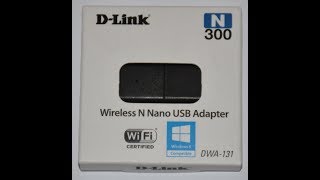 UNBOXING Dlink DWA131 Wireless WiFi N300 Nano USB Adapter Dongle [upl. by Lafleur265]