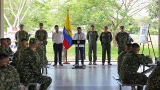 Palabras del Presidente Gustavo Petro durante su visita al Cantón Militar de Puerto Jordán Arauca [upl. by Dianne109]