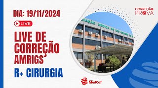 Correção AMRIGS R Cirurgia 2025  Gabarito Prova de Residência Médica AMRIGS 2025 R Cirurgia [upl. by Gaven915]