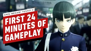 Shin Megami Tensei V The First 24 Minutes of Gameplay [upl. by Annael252]