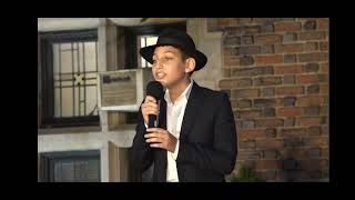 Eli Krasnianski Sings at Gimmel Tammuz Event on Eastern Parkway 2024 [upl. by Hurty735]