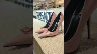 VERSACE Pink Gianni Ribbon Pumps [upl. by Regina]