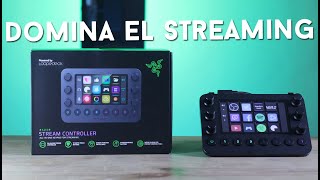 Razer Stream Controller haz streaming como un profesional con Razer  GameIt ES [upl. by Harhay]