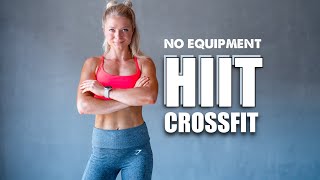 15 MIN CROSSFIT ® WORKOUT AT HOME  HIIT WORKOUT  no equipment  growingannanas [upl. by Nais]