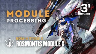 Rosmontis Module X Upgrade LV3 Showcase  Aftershock Intensifies [upl. by Calla]