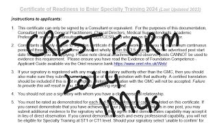 CREST FORM 2024 FOR IMGs  APPLY MSRA EXAM  UK 🇬🇧 ALL YOU NEED TO KNOW AS AN IMG [upl. by Birck32]