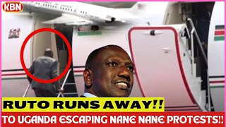 Breaking News❗❗Ruto Runs to HIDE in UGANDA ahead of Gen Zs Nane Nane MEGA PROTESTS TOMORROW⚠⚠ [upl. by Yregerg]