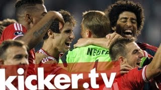 Bayern gewinnt den Supercup gegen Chelsea  kickertv [upl. by Llorrad]