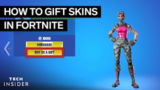 How To Gift Skins In Fortnite [upl. by Rendrag]